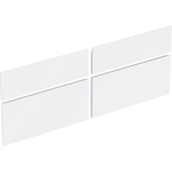 Geberit Set Schubladenfront für Xeno2 US 4 Schubladen, Breite WT 140 cm, weiß