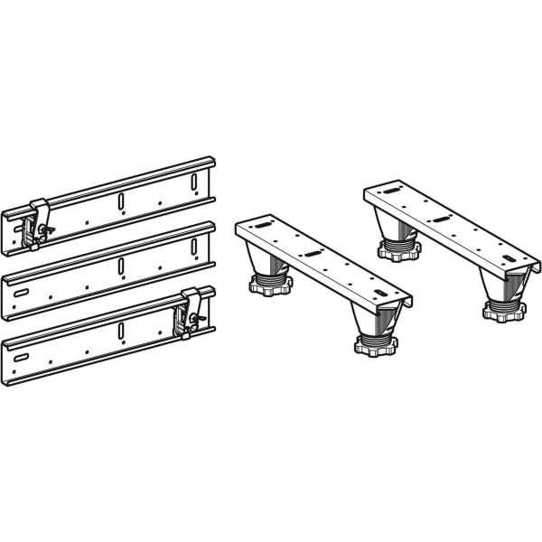 Geberit Set Füße mit Wand-Traversen für Badewanne aus Sanitäracryl