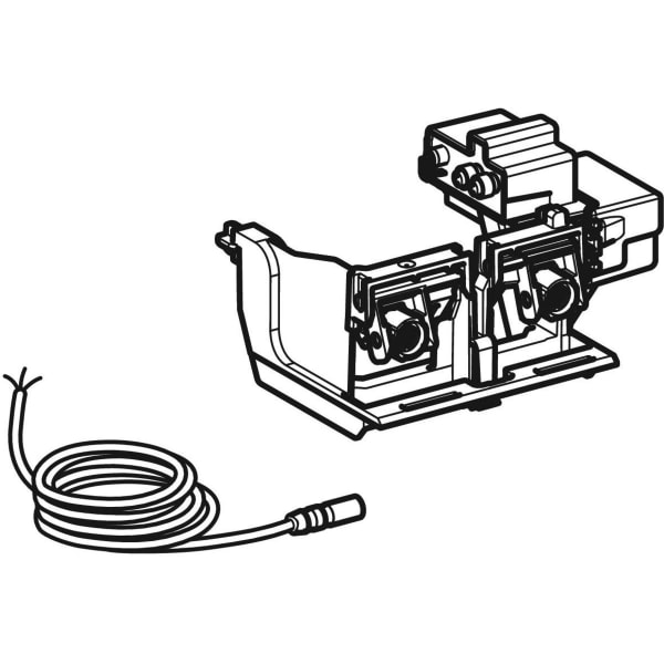 Geberit WC-Strg. mit elektr. Spül, Netz, BT 2-Mengen-Sp. Sigma, für ext. Taster