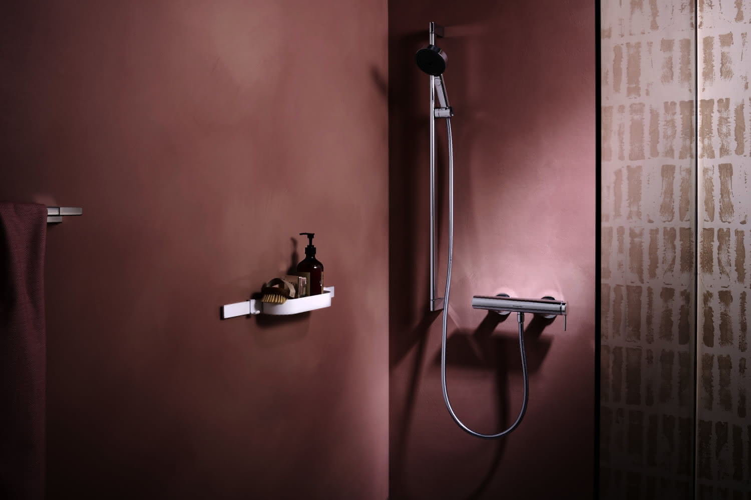 Hansgrohe Brausemischer Aufputz Tecturis S chrom