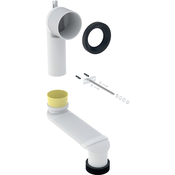 Geberit Set Versprungbogen Geberit AquaClean Sela WC-Kpl.-Anl. SWC
