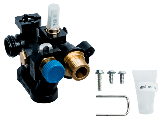 Wolf Hydraulik GTC Warmwasserblock mit Disconnecteur