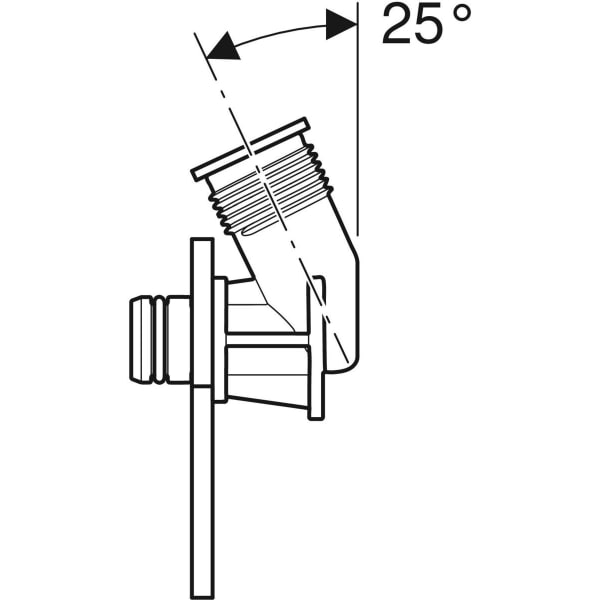 Geberit Wasserans für Geberit ONE WT-Arm. für UP-Funktionsbox