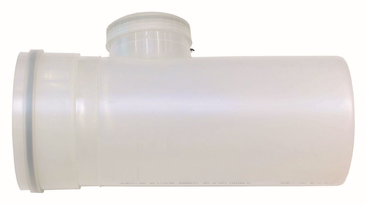 Vaillant Verlängerung 250 mm 0,5m PP, mit Revisionsöffnung