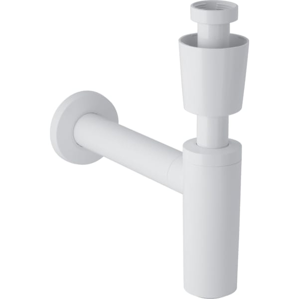 Geberit Tauchrohrgeruchsverschluss für WB Abgang horiz., d40, G1 1/4, weiß-alpin