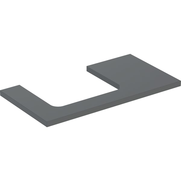 Geberit ONE WT-Platte, Ausschnitt li, für AWT 90x3x47cm, lava matt
