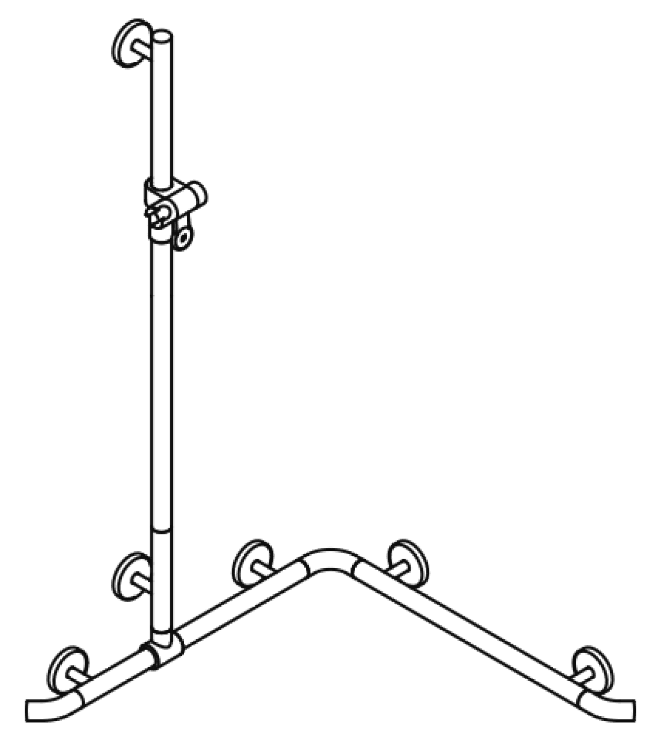 HEWI DUHA m.Br.H.St., AM1:1250 W1/2:762, Br.H. in 98, Kst., chromoptisch besch.