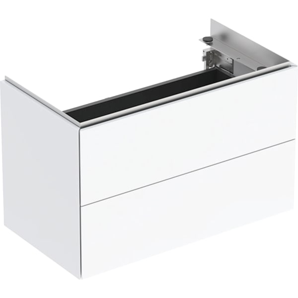 Geberit ONE Unterschrank für Waschtisch m. 2 Schubladen, 74,4x46,5x39,6cm, weiß