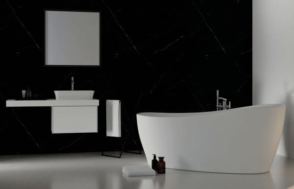 IS Kf-Badewanne Around, freistehend, m.Ablauf, 1800x850x625mm, Seidenweiß