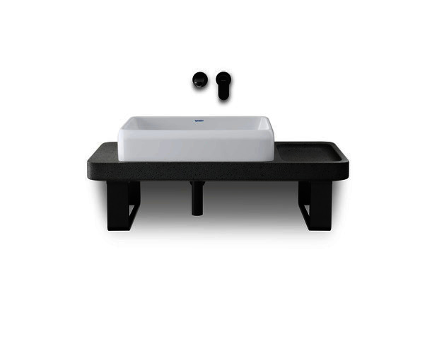 DU Design Siphon Schwarz Matt