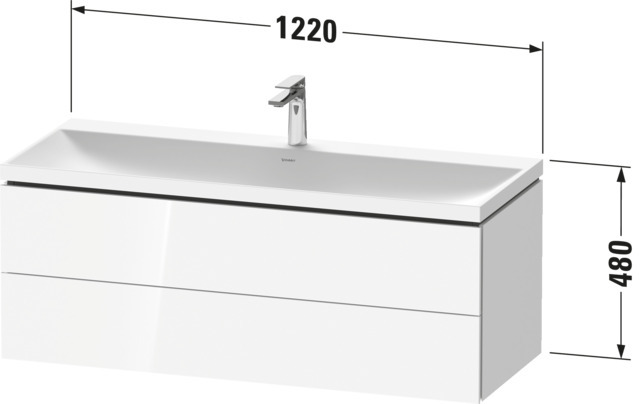 Duravit LCU c-s WH 1200x480x480 In MWT Sc 2 E: o. R.Ek Glo T-o Te In Ron Fr Ei dk ge