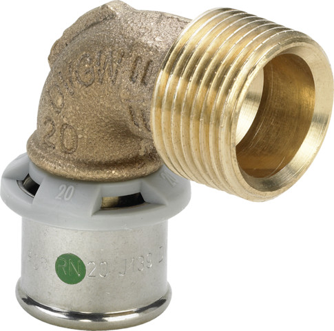 Viega Bogen 90 Grad mit SC Sanfix P 2114 in 16mm x R1/2 Rotguss Viega Bogen 90 Grad mit SC Sanfix P 2114 in 16mm x R1/2 Rotguss