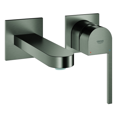 GROHE 2-L-WT-Wandbatterie Plus 29303_3 FMS Ausladung 147mm hard graphite geb.