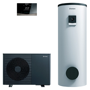Vaillant Paket 4.1300 aroTHERM pro /7.1 VWL 55/7.1 A 230V mit VIH RW 300/3 BR