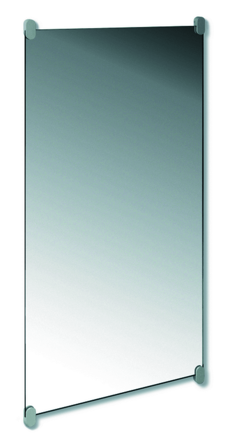 HEWI Wandspiegel mit Spiegelhalter Ser 801 anthrazitgrau