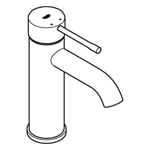 GROHE EH-WT-Batterie Essence 24172_1 S-Size glatter Körper cool sunrise