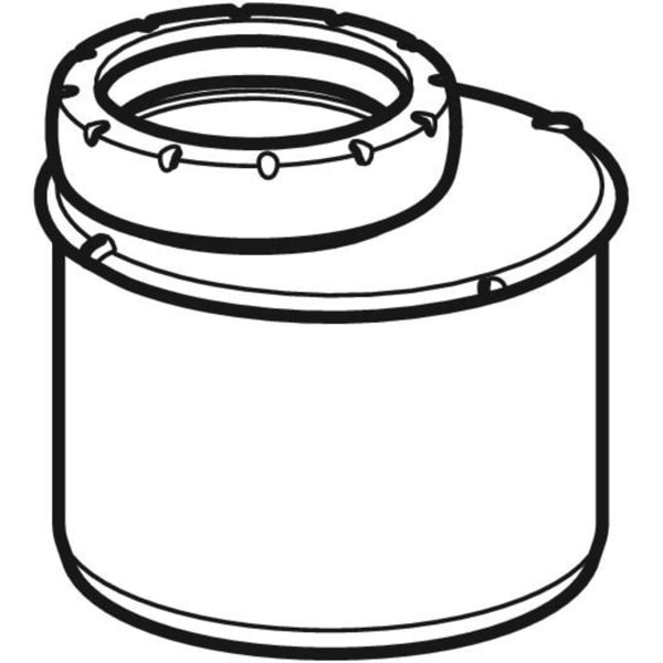 Geberit Silent-Pro Reduktion exzentrisch d125/90