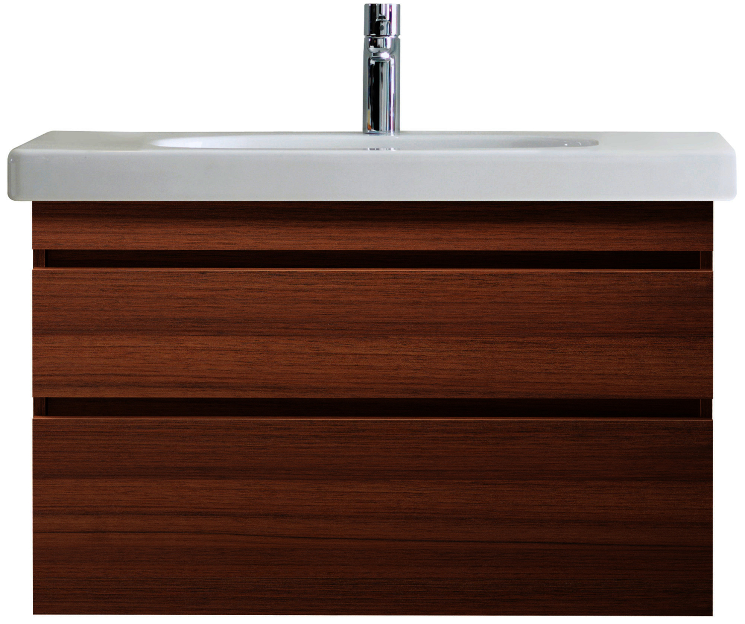 DU Möbelwaschtisch DuraStyle 1000 mm mit ÜL, mit HLB, 1 HL, weiß