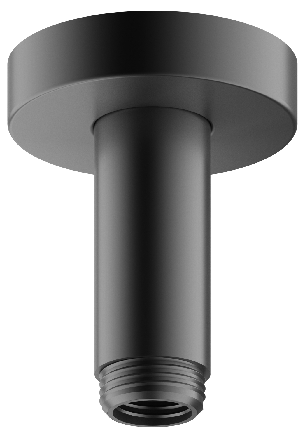 KEUCO Brausearm Elegance 51689, Deckenanschluss, 100 mm,Aluminium-finish