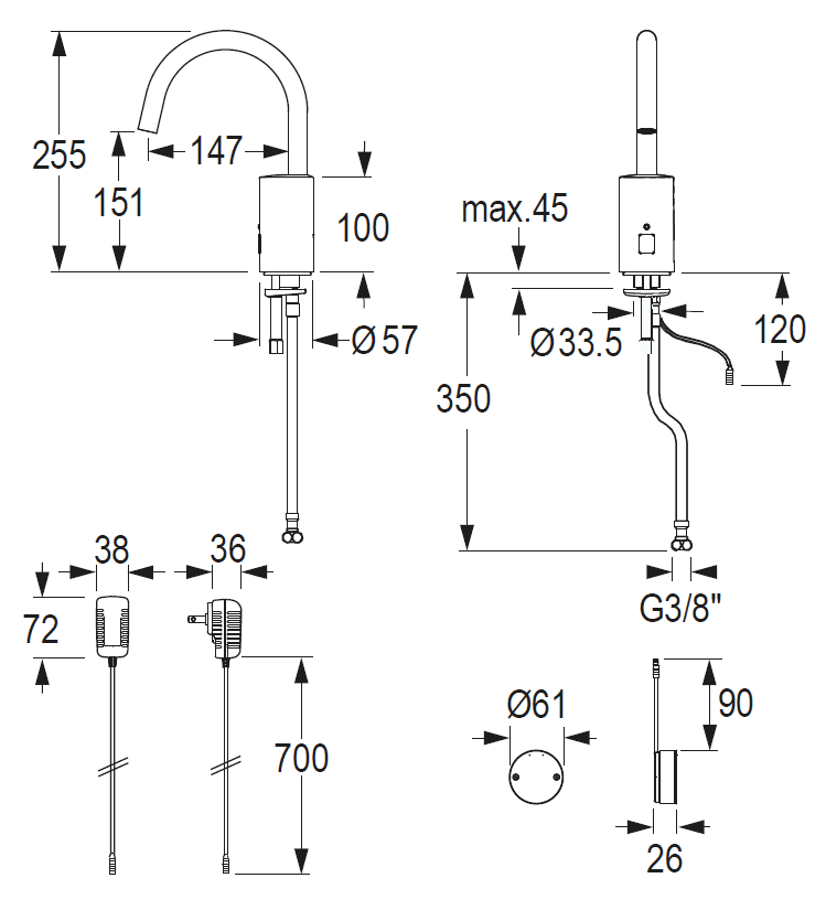 CONTI+ loopino el. IR Standarm. NetzAP o.Misch. Chrom o.Ablg. Click G20
