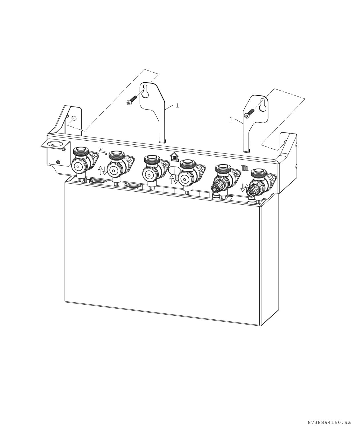 BOSCH Zubehör für Wohnungsstationen Design Blende, passend für Adapterkit
