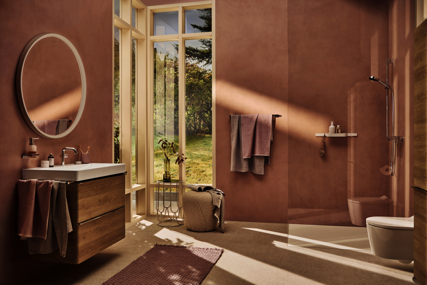 Hansgrohe WTM 110 Tecturis S Fine CoolStart mit Push-Open Ablaufgarnitur chrom