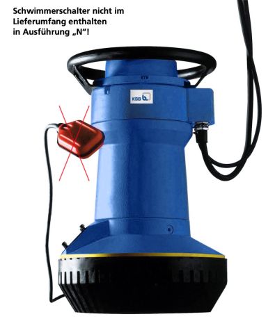 KSB Tauchpumpe AmaDrainer B 80-40 S 3x400 V/50 Hz, 4 kW, 8,5 A