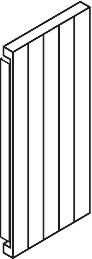 Kermi Heizwand HVN Typ11 BH1800x61x630 QN1566, RAL9016, 6 bar, ANB12