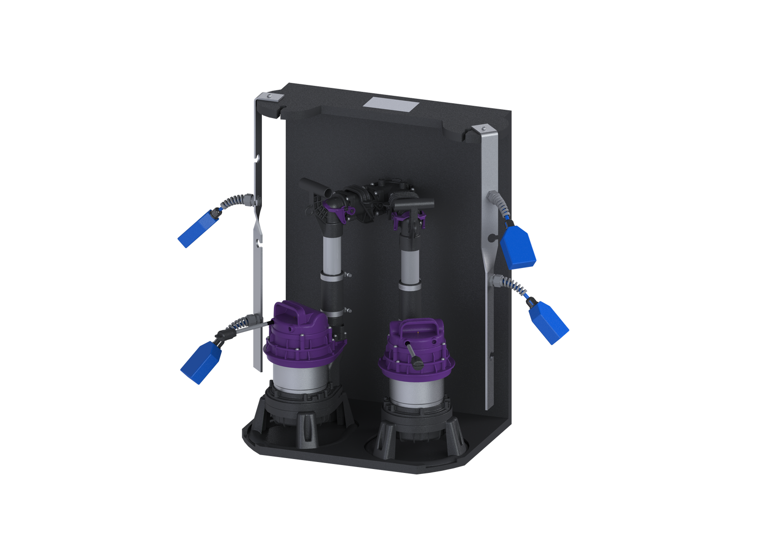 KESSEL-Pumpanlage Aquapump Retrofit Duo, GTF 1200, Schwimmer