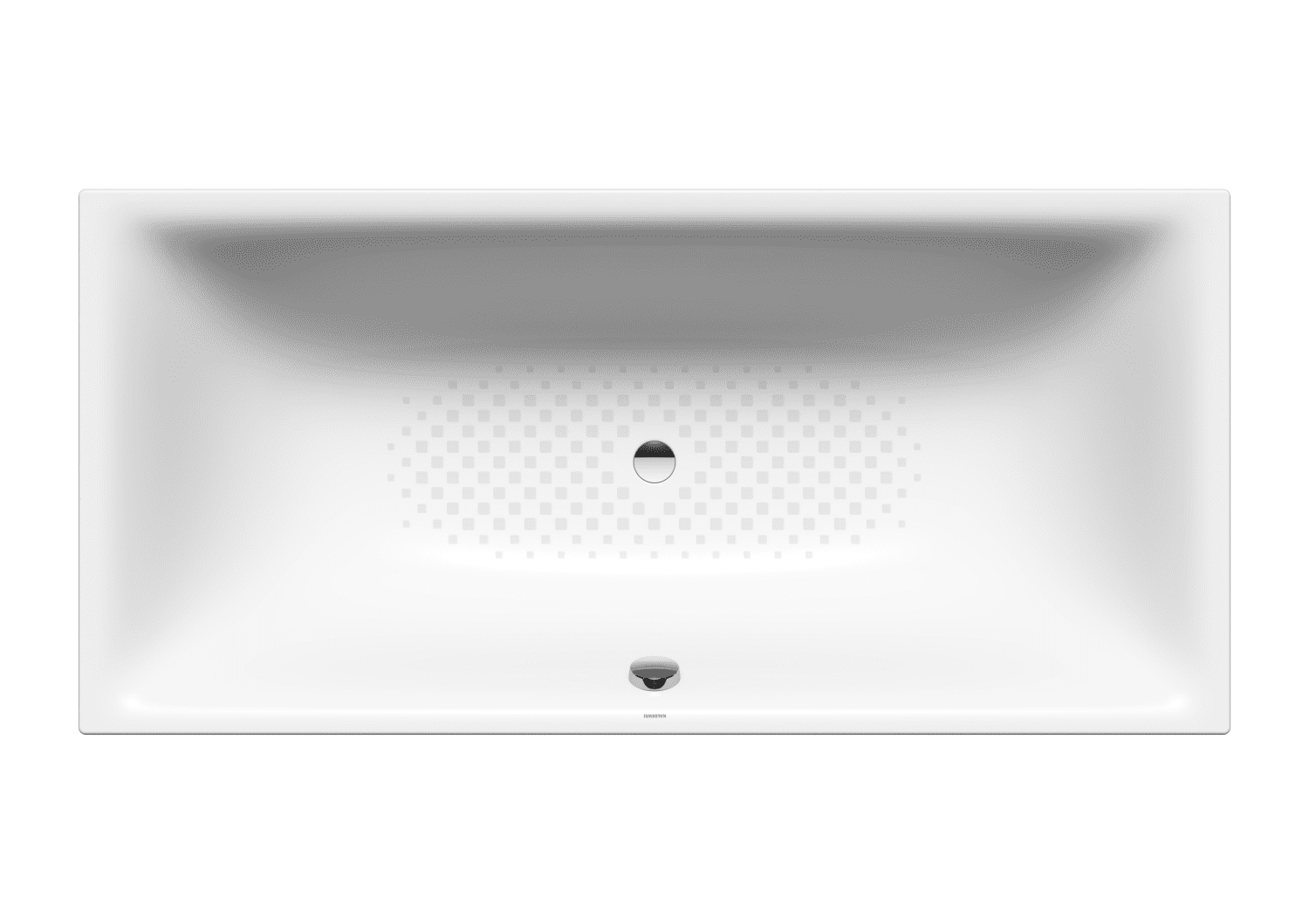 KA BW SILENIO Mod.676,1800x800mm, alpinweiß,Perl-Effekt,mit Vollantislip
