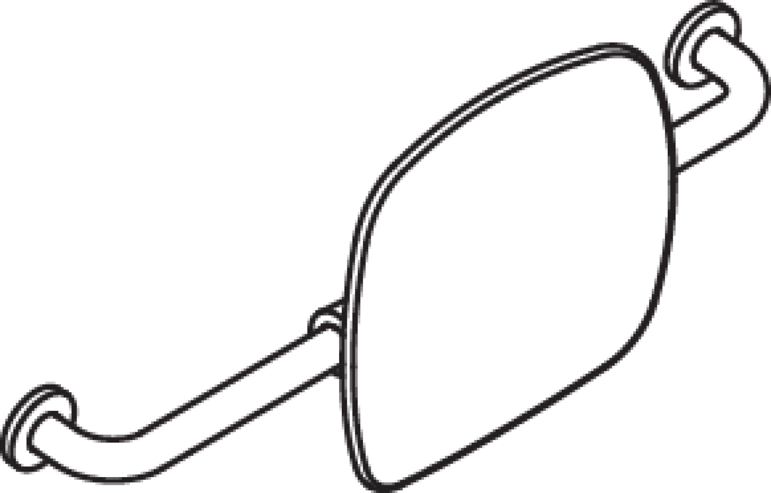 HEWI Rückenstütze, WA = 150mm Wandmontag., BM211.2 signalweiß