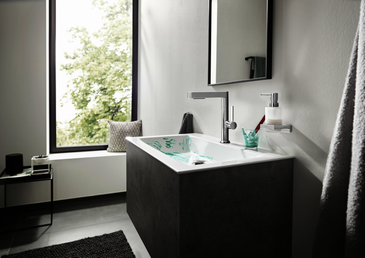 Hansgrohe Waschtischmischer 230 Finoris Ausziehbrause 2jet chrom