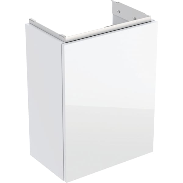 Geberit Acanto US für HWB B:40cm, m. 1 Tür weiß hgl./Glas weiß Geberit Acanto US für HWB B:40cm, m. 1 Tür weiß hgl./Glas weiß