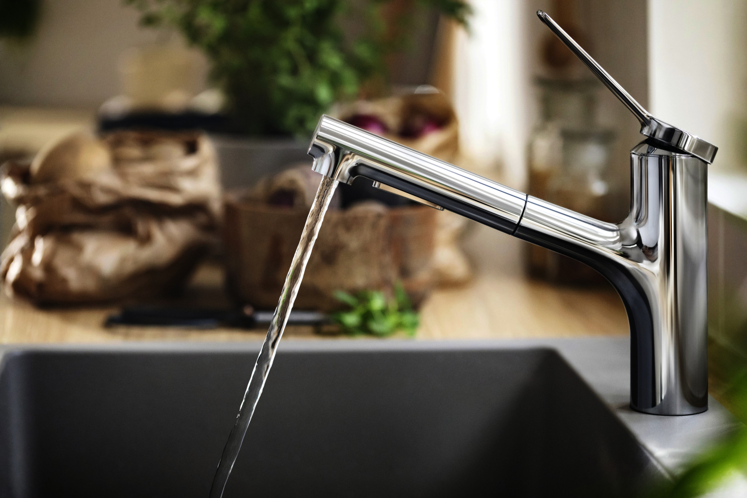 Hansgrohe Spültischmischer 150 Zesis M33 Eco Ausziehbrause 2jet chrom