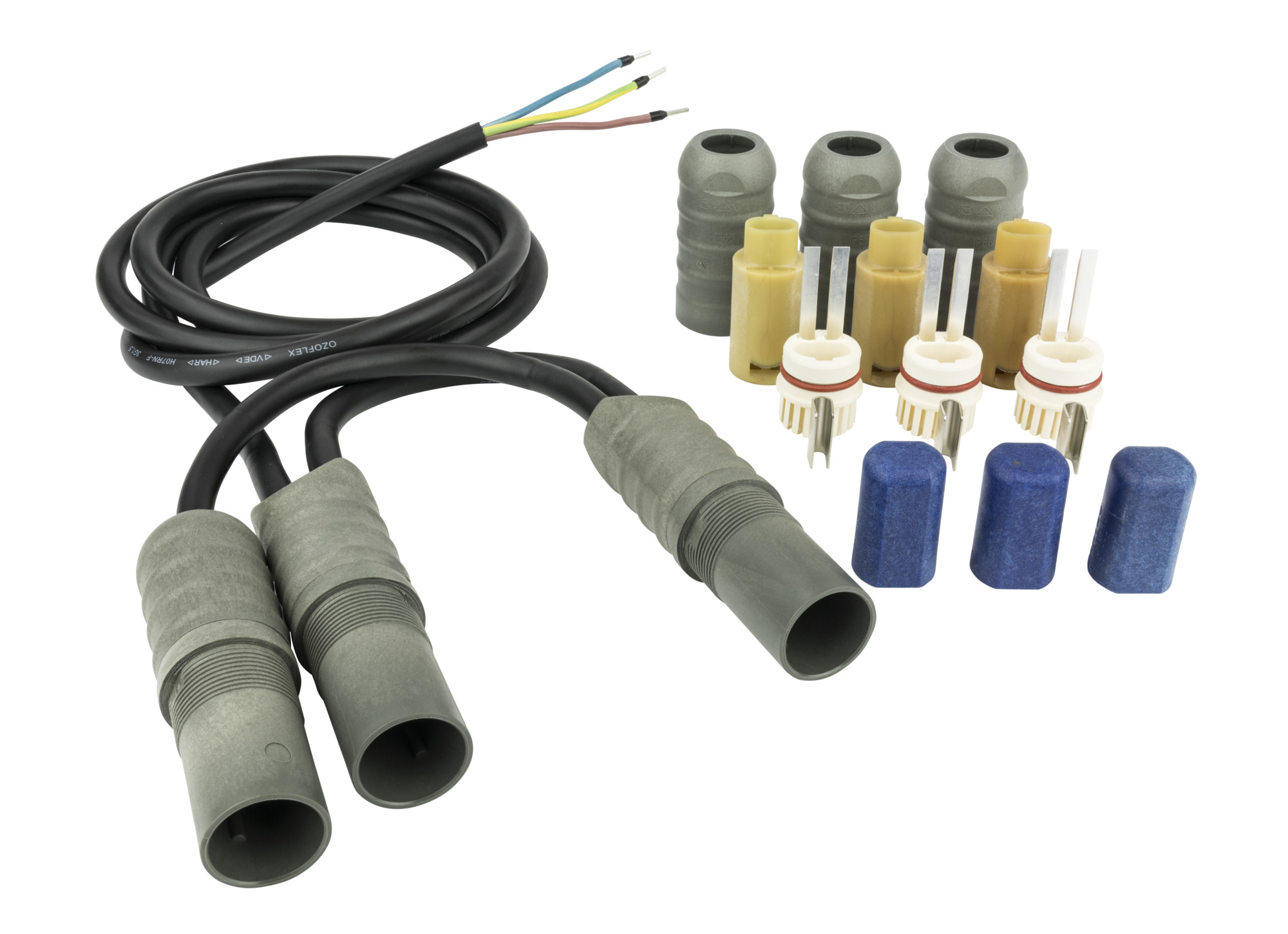 Danfoss T-Abzweig Connecto T3E f.3 Heizbänder+3 Endabschlüsse+Zuleitung