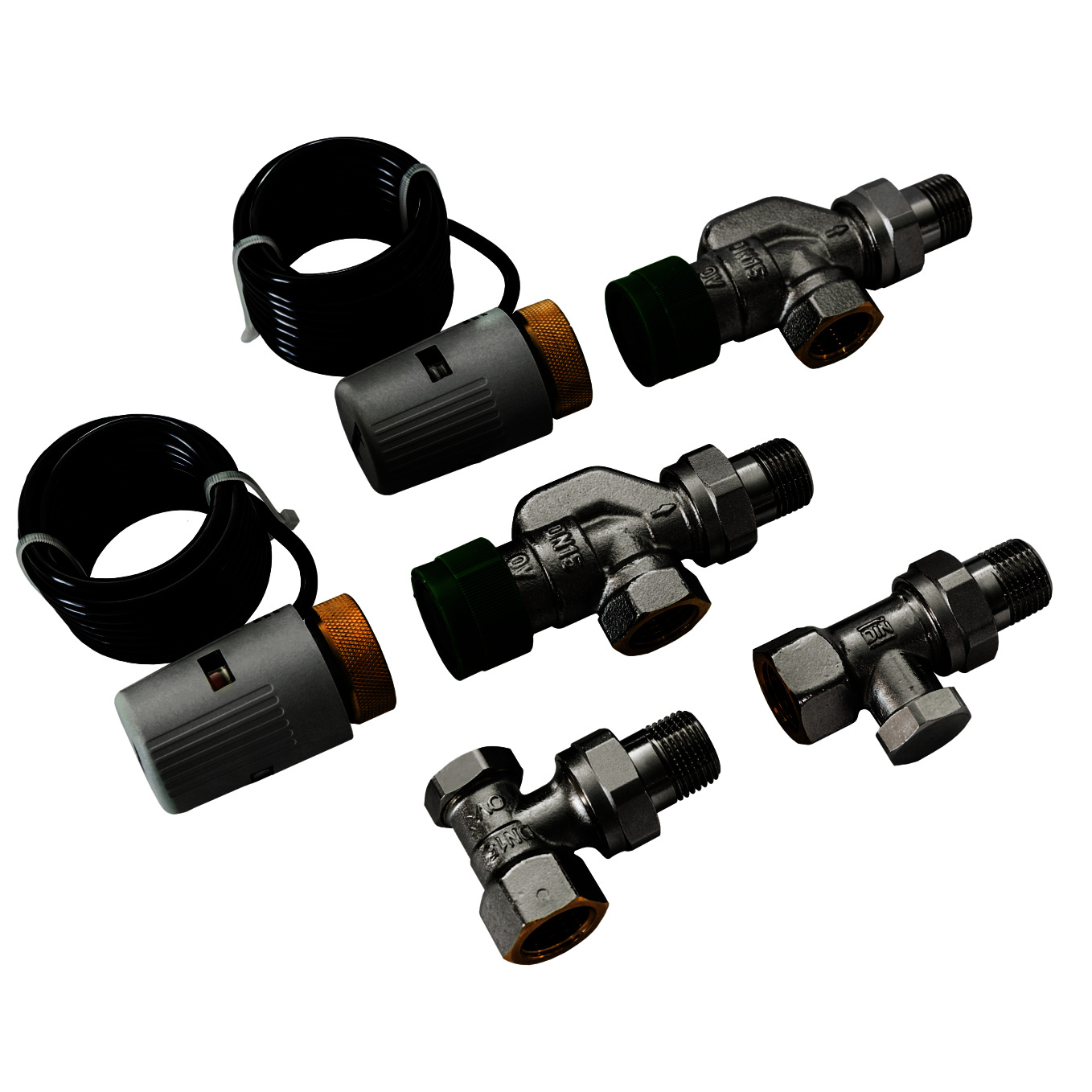 KM Ventilkit f. Katherm HK, 4-Lt. voreinstellbar, erhöhter Durchfluss