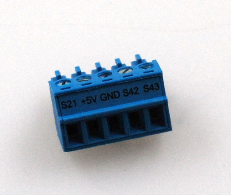 Remko WP Klemmen S21, 5-pol., blau Smart-WP (I/O Modul Nr. 41)