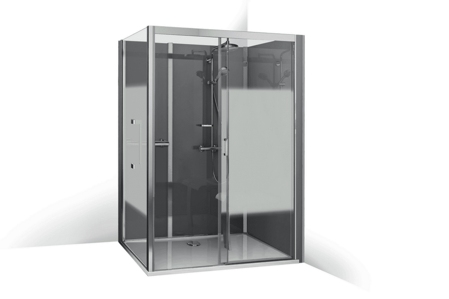 Roth Komplettdusche Vinata Comfort Eck Hoch anthrazit 1160x777 ESG Flow