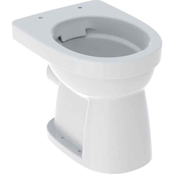 Geberit Renova Stand-WC Flachspüler Abg. horizontal, Rimfree, weiß, KeraTect