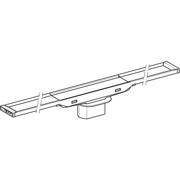 Geberit CleanLine20 Duschrinne L:30-90 cm edst. poliert / edst. gebürstet