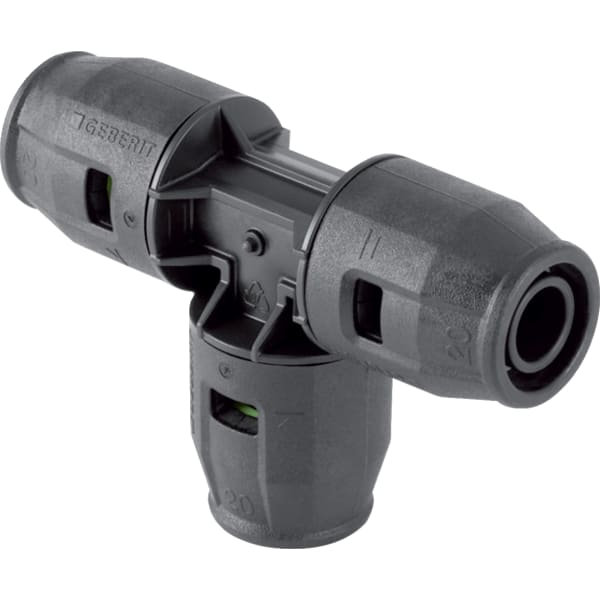 Geberit PushFit T-Stück egal PVDF d20-20-20 Geberit PushFit T-Stück egal PVDF d20-20-20