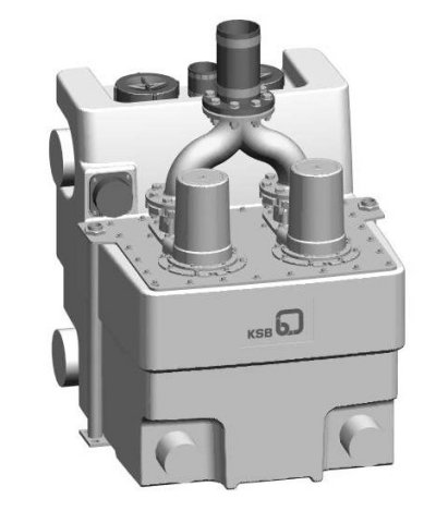 KSB Hebeanlage Compacta UZ 4.450 D/C C-Ausf.m.Rückflusssperre, Steuerung LCB2