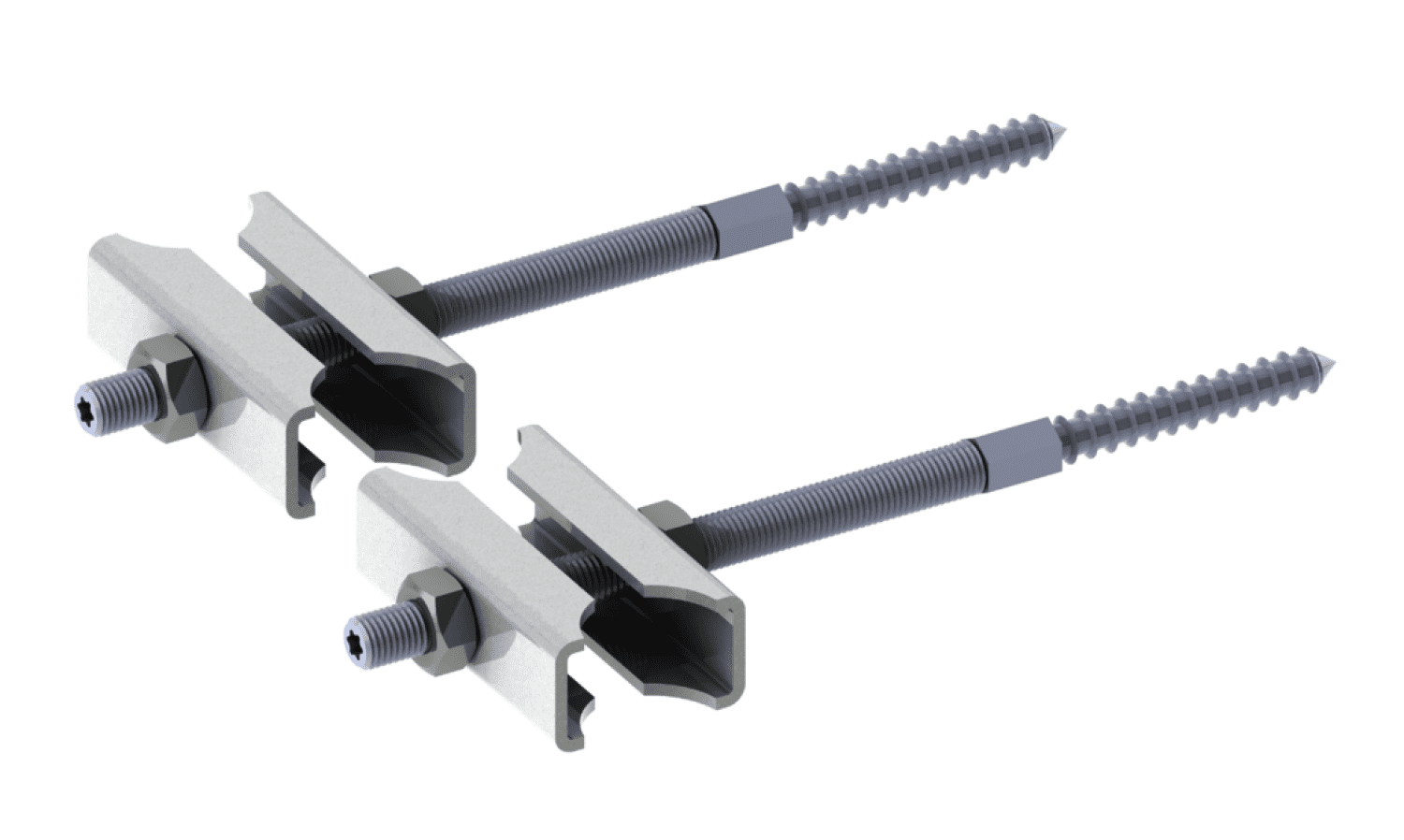 ZE Zubehör Set TSKC, 2xTSKC160 L=160 mm, RAL 9016