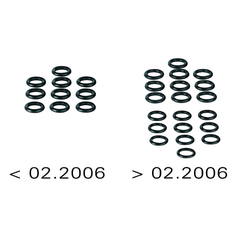 GROHE O-Ring 01283 6x2 20 Stück