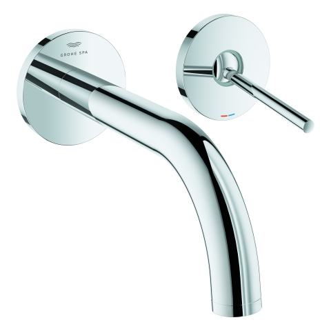 GROHE 2-L-WT-Wandbatterie Atrio 29410 FMS Ausladung 185mm chrom