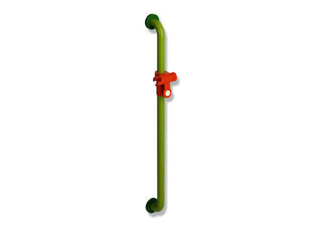 HEWI Brausehalterstange Ser 801, d:33, AM:900mm, m.Br.H. Fb. 74/72/36