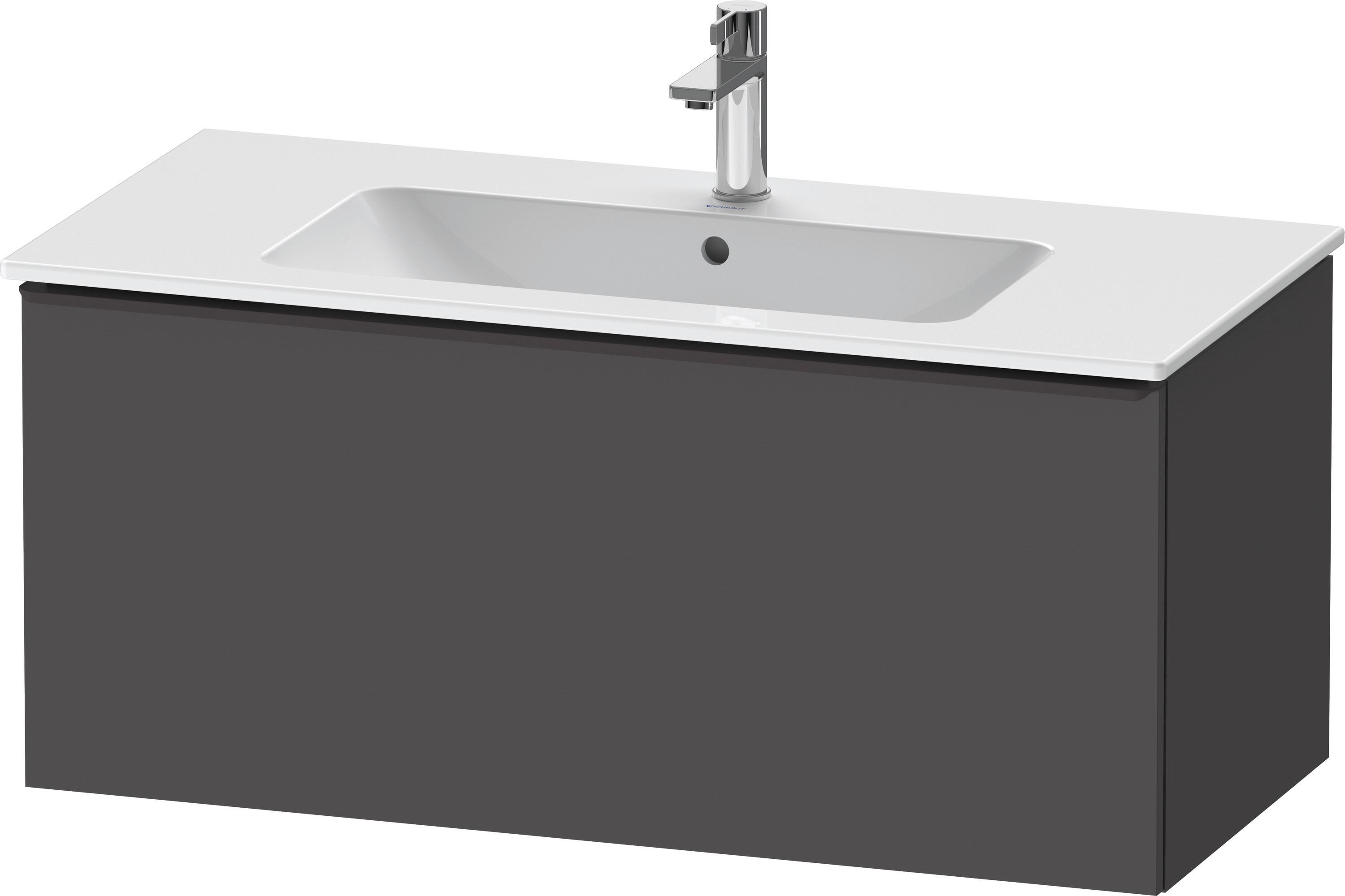 Duravit D-Neo WTU,Wdh,Ausz:1,Gr:Diamant Schw. 1010x462x440mm,Graphit Matt, Dekor