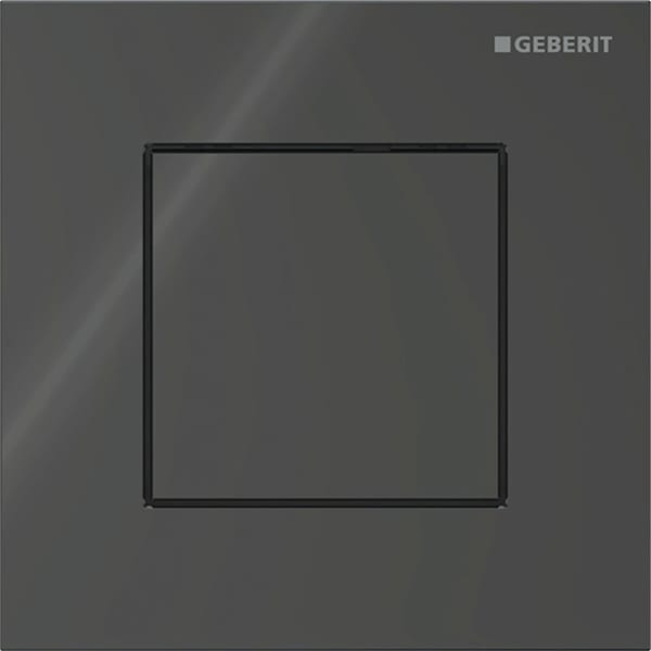 Geberit Typ 40 BetPl., eckig, f. UR-Strg. pneum. Sp., schwarz