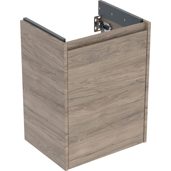Geberit Renova Plan US für HWB, mit 1 Tür 45,7x60,6x35cm, Nussbaum hickory