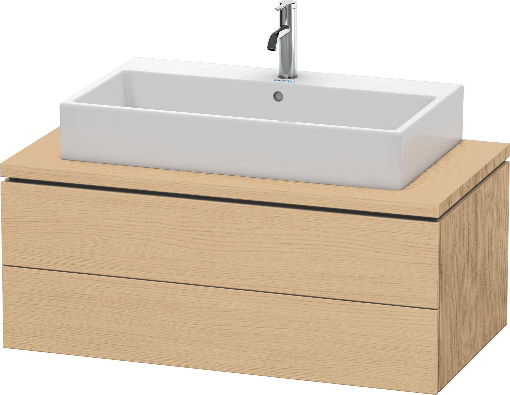 Duravit WTU für Konsole L-Cube 400x1020x547mm 2 Schubkästen, Eiche Natur